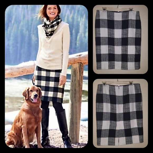 Talbots Dresses & Skirts - TALBOTS Wool Plaid Pencil Skirt       👜👓  NWOT!